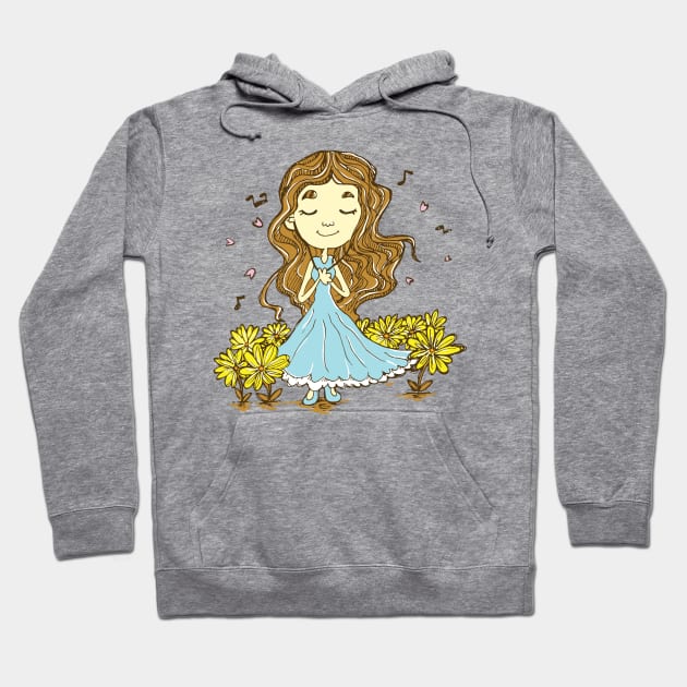 Music Girl Hoodie by Dilectum